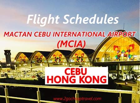 Cheap Flights from Cebu City to Hong Kong from ₱3,451 .